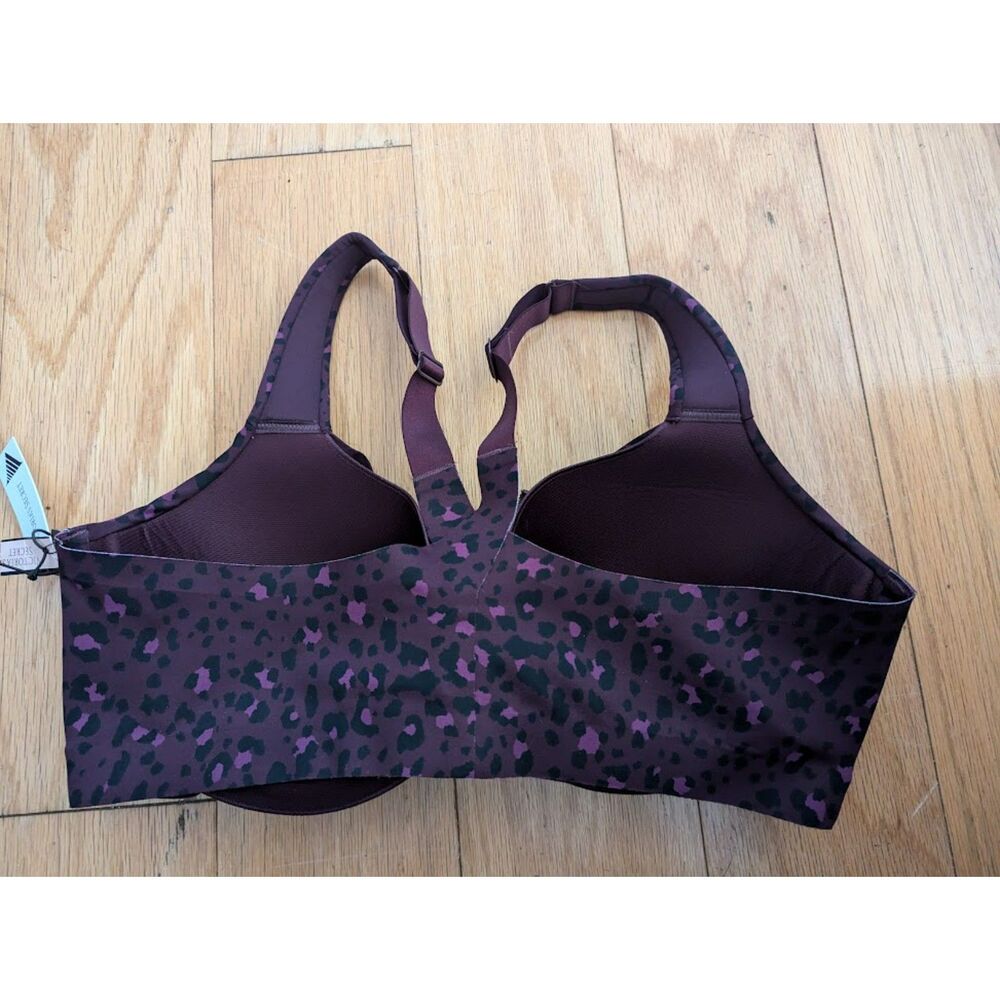 EUC - Victoria's Secret Purple Leopard Sports Bra - Picture 4 of 4
